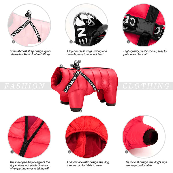 Thermora – Dog Jacket with Harness