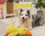 Interactive Stomping Duck Plush Toy for Dogs