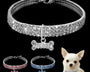 luxurious pet collar for small dogs and cats, adjustable, elegant, durable, comfortable, and stylish accessory that adds glamou