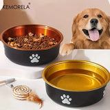 Anti-slip stainless steel dog bowls, available in small, medium, and large, prevent spills, ensure hygiene, and provide safe, comfortable mealtime for dogs.
