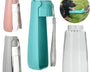 Portable water bottle for dogs and cats with built-in drinking cup, leak-proof design, and high-capacity for walks, travel, and outdoor activities.
