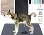 Reusable ultra-absorbent pet pee pad blanket with non-slip bottom, suitable for dogs, cats, puppies, and senior pets, hypoallergenic and machine washable.