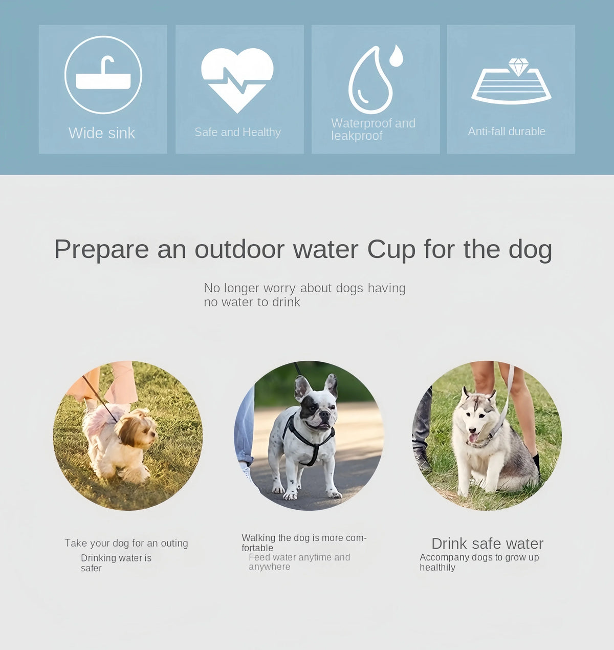 HydraGo – Portable Pet Water Bottle with Food Storage