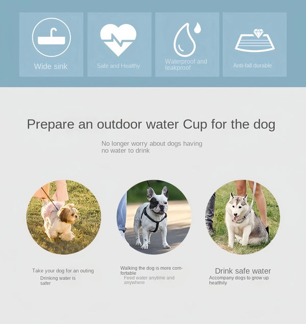 HydraGo – Portable Pet Water Bottle with Food Storage