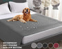 Waterproof pet furniture cover for dogs and cats that protects sofas, beds, and car seats from hair, dirt, and spills.,