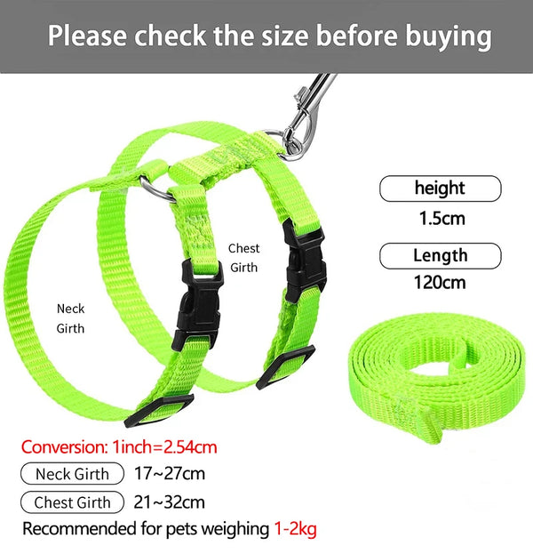 Leashy Rabbit Cat Harness