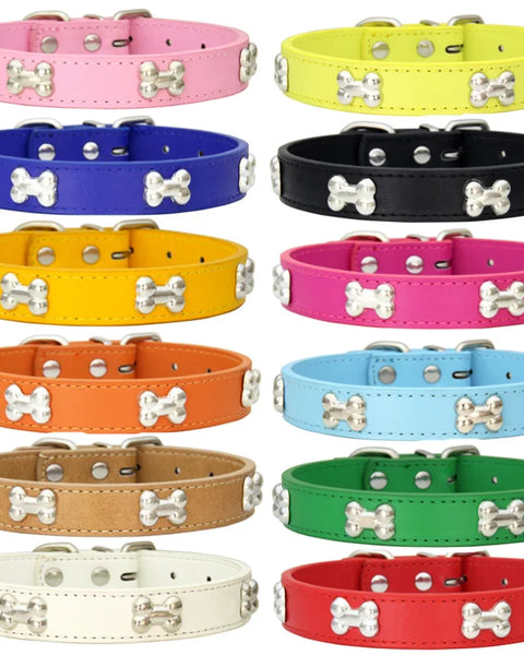 Leather dog collar for dogs that provides durable control, comfort, and secure fit for daily walks and training.