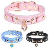 Elegant Rhinestone Leather Dog Collar with Adjustable Comfortable Fit for Stylish Everyday Walks, Pet Jewelry and Outdoor Activitie