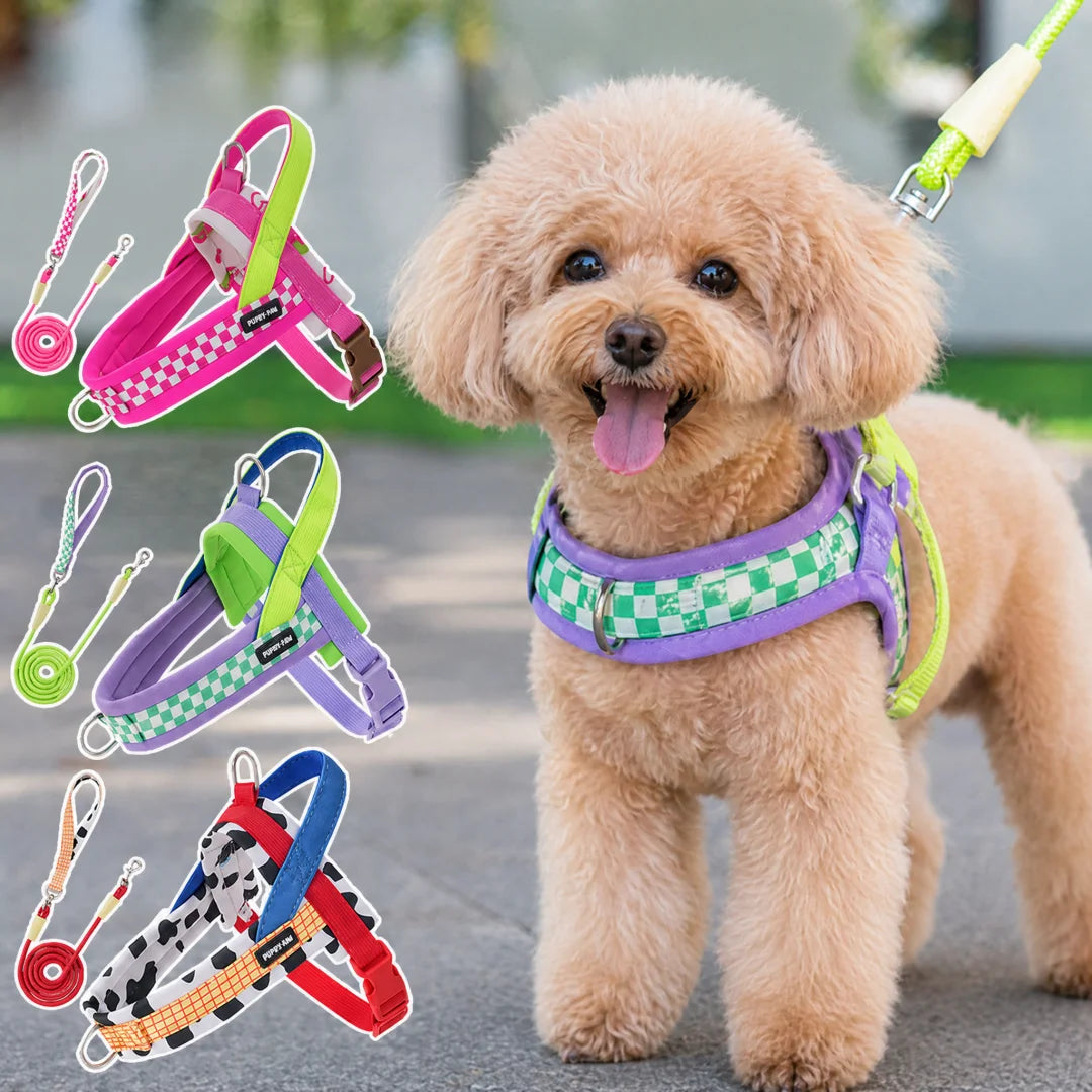 ComfortFit Dog Harness | Adjustable No-Pull Harness for Small Dogs | RoyalPrimer