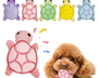Plush turtle chew toy for puppies and small dogs that supports teething relief, chewing, and dental health during play.

