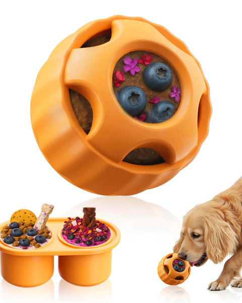 Frozen Dog Treat Toy with Silicone Mold | Interactive Enrichment Toy for Dogs | RoyalPrimer