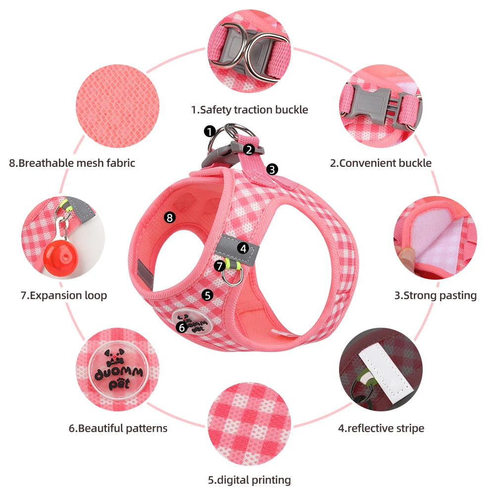 Dog Harness and Leash Set