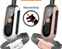 Waterproof remote dog training collar for dogs that provides vibration, beep, and static correction modes for obedience and behavior training.