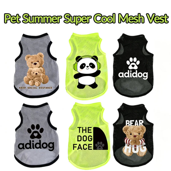 Breathable Lightweight Summer Vest for Dogs and Cats with Cooling Mesh Fabric for Comfortable, Cool and Unrestricted Movement