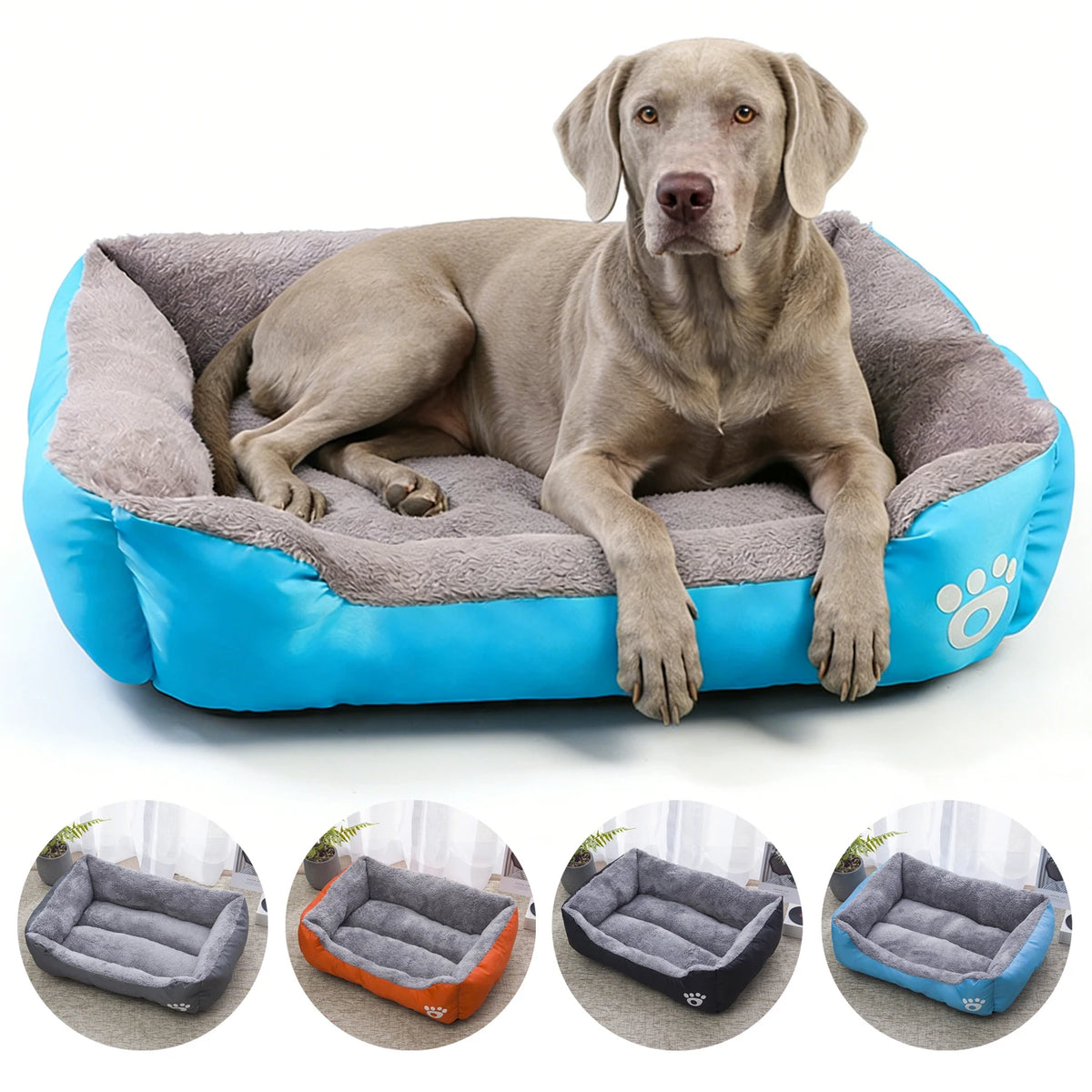 Nest-style pet sofa bed for dogs and cats that provides joint support, warmth, and secure resting comfort.