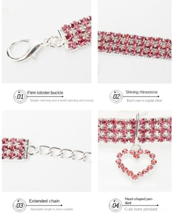 Royal Crystal Pet Collar