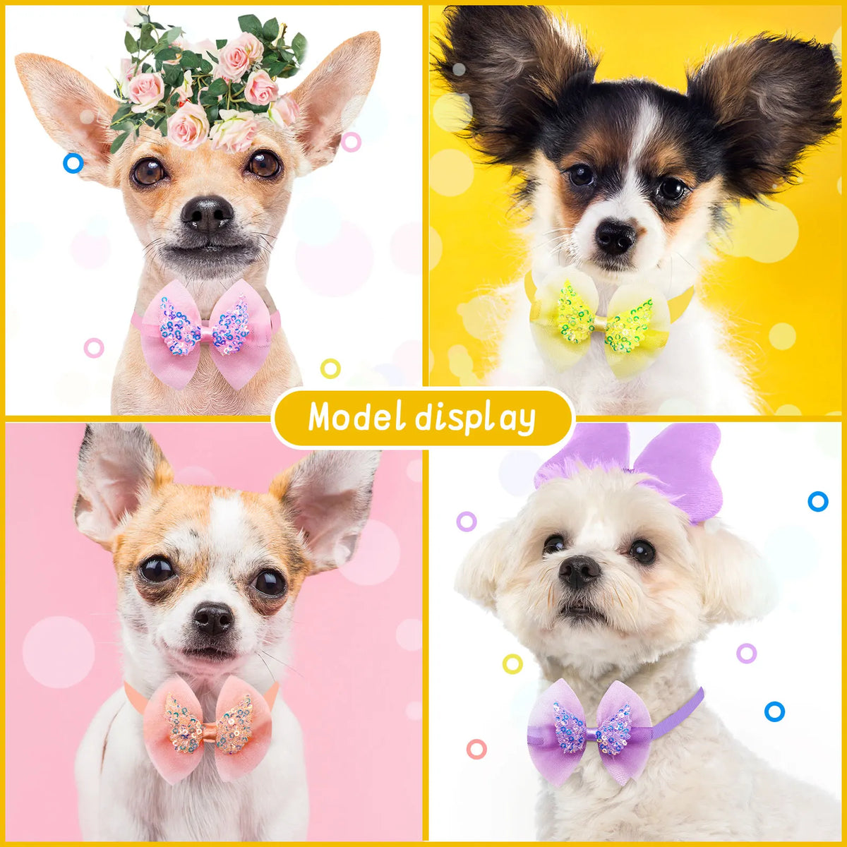 LaceCharm Bow Collar Set