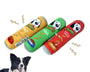 Durable bite-resistant plush chew toy with squeaker designed for dogs of all sizes to support dental health, reduce plaque, and provide interactive mental stimulation and stress relief