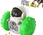 Interactive treat-dispensing puzzle toy made from food-grade ABS that encourages problem-solving, slows eating, and provides mental stimulation and enrichment for dogs and puppies