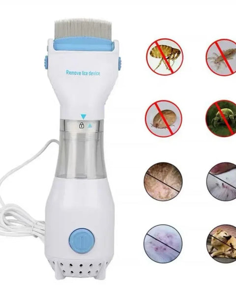 Electric Flea Comb for Dogs and Cats | Pet Lice and Flea Removal Grooming Tool | RoyalPrimer