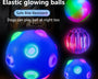 LED flashing ball toy for dogs that promotes active play and mental stimulation.