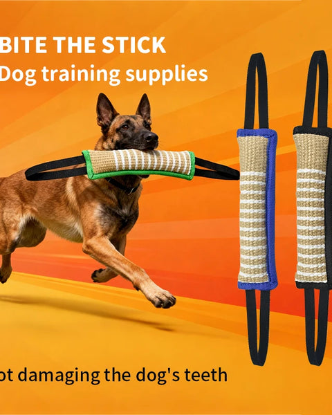 Durable Dog Training Stick for Biting, Chewing, Tug-of-War, Fetch, Exercise, Mental Stimulation and Interactive Play