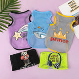 Breathable summer dog vest for small dogs and cats that provides lightweight cooling comfort and unrestricted movement in warm weather.