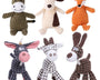 Plush squeaky dog toy for dogs that supports chewing, mental stimulation, and interactive play for daily enrichment.