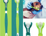 3-sided pet toothbrush for dogs and cats that helps remove plaque, tartar, and food debris for improved daily oral hygiene.