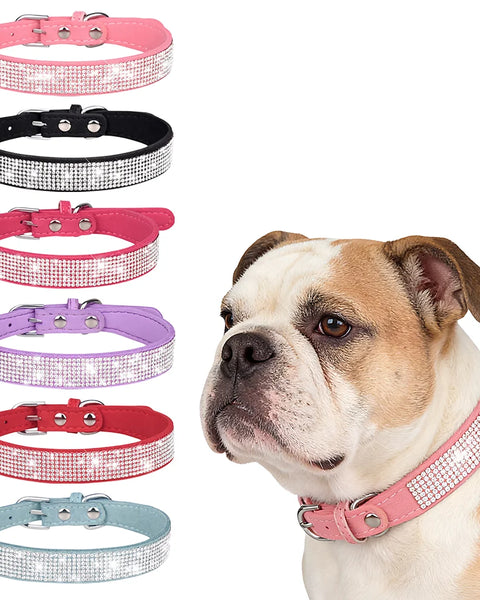 Luxe Rhinestone Pet Collar | Adjustable Velvet Collar for Dogs and Cats | RoyalPrimer