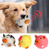 Interactive sound dog toy with durable non-toxic design that stimulates hunting instincts, promotes active play, reduces stress, and supports mental and physical enrichment for dogs of all breeds and ages