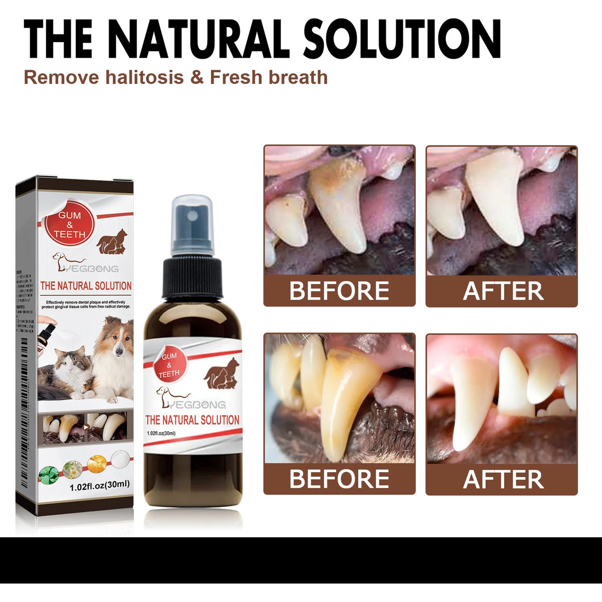FreshPaws Dental Spray – No More Odor