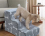 Pet stairs for dogs that reduce joint strain and provide safe access to beds and sofas