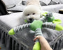 Plush squeaky dog toy for large dogs that supports chewing, dental health, and mental stimulation.