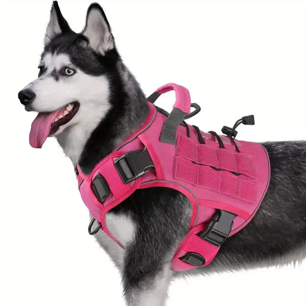 Dog Harness with Handle for Large Dogs | Adjustable No-Pull Tactical Vest | RoyalPrimer
