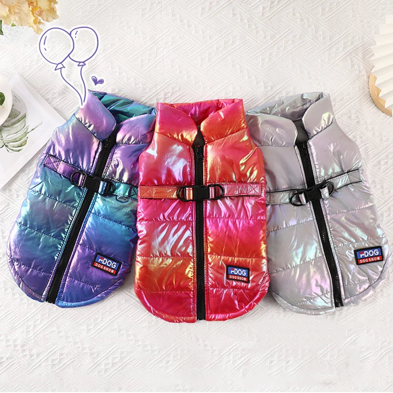 Soft front-leg hoodie for small to medium dogs made from warm breathable fabric for comfort during autumn and spring outdoor wear