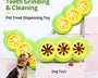 Interactive Dog Chew Toy with Treat Dispenser for Teeth Cleaning, Mental Stimulation, Boredom Relief and Healthy Chewing