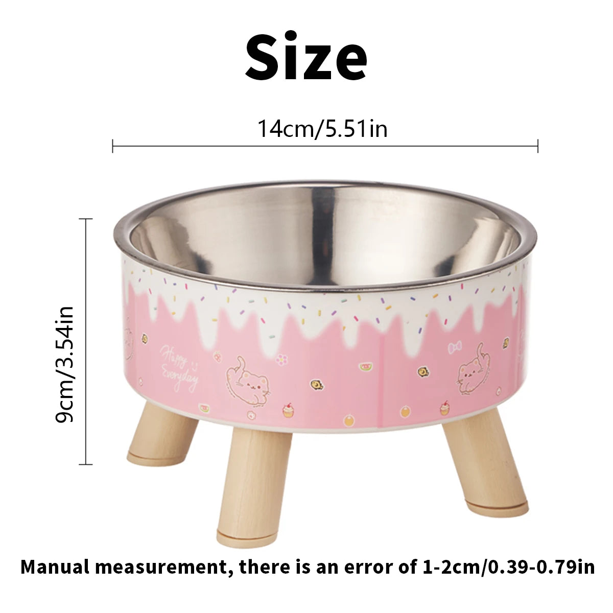FrostiPawra – Elevated Ice Cream Style Bowl for Pets
