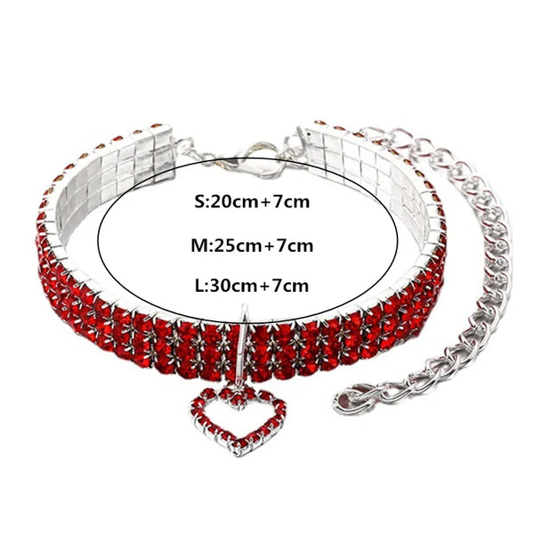 Royal Crystal Pet Collar
