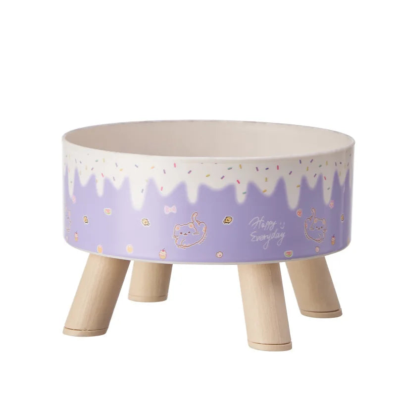 FrostiPawra – Elevated Ice Cream Style Bowl for Pets