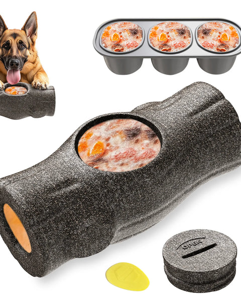 Indestructible Frozen Treat Dog Chew Toy | Durable Enrichment Toy for Aggressive Chewers | RoyalPrimer