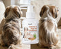 Oatmeal and aloe pet conditioner for dogs and cats that hydrates coat, reduces tangles, and improves fur softness and shine.