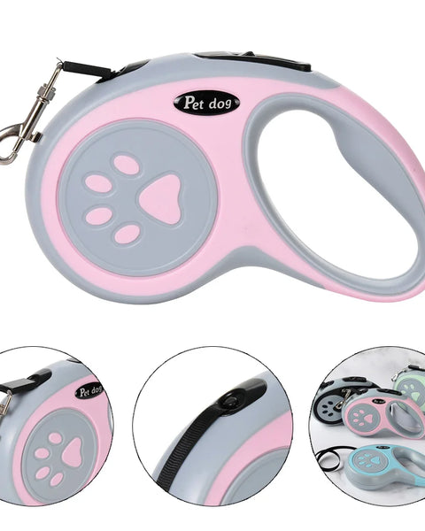 Retractable Dog Leash for Dogs and Cats | Automatic Nylon Pet Leash | RoyalPrimer