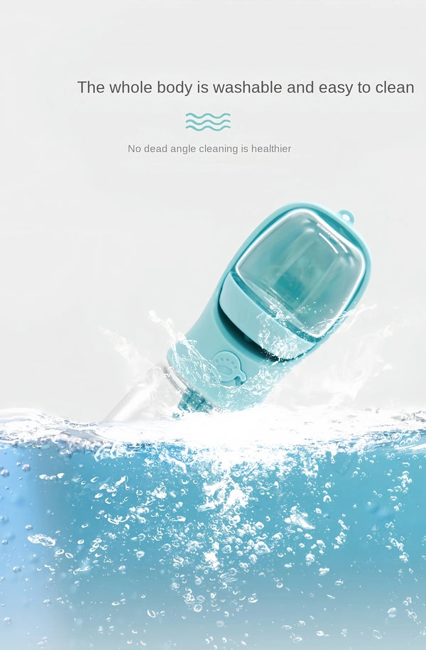 HydraGo – Portable Pet Water Bottle with Food Storage