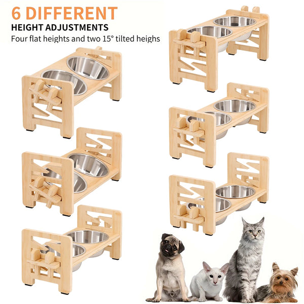 Altivio – Adjustable Elevated Pet Bowl