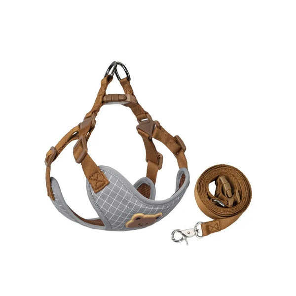 Cute Dog Harness and Leash Set
