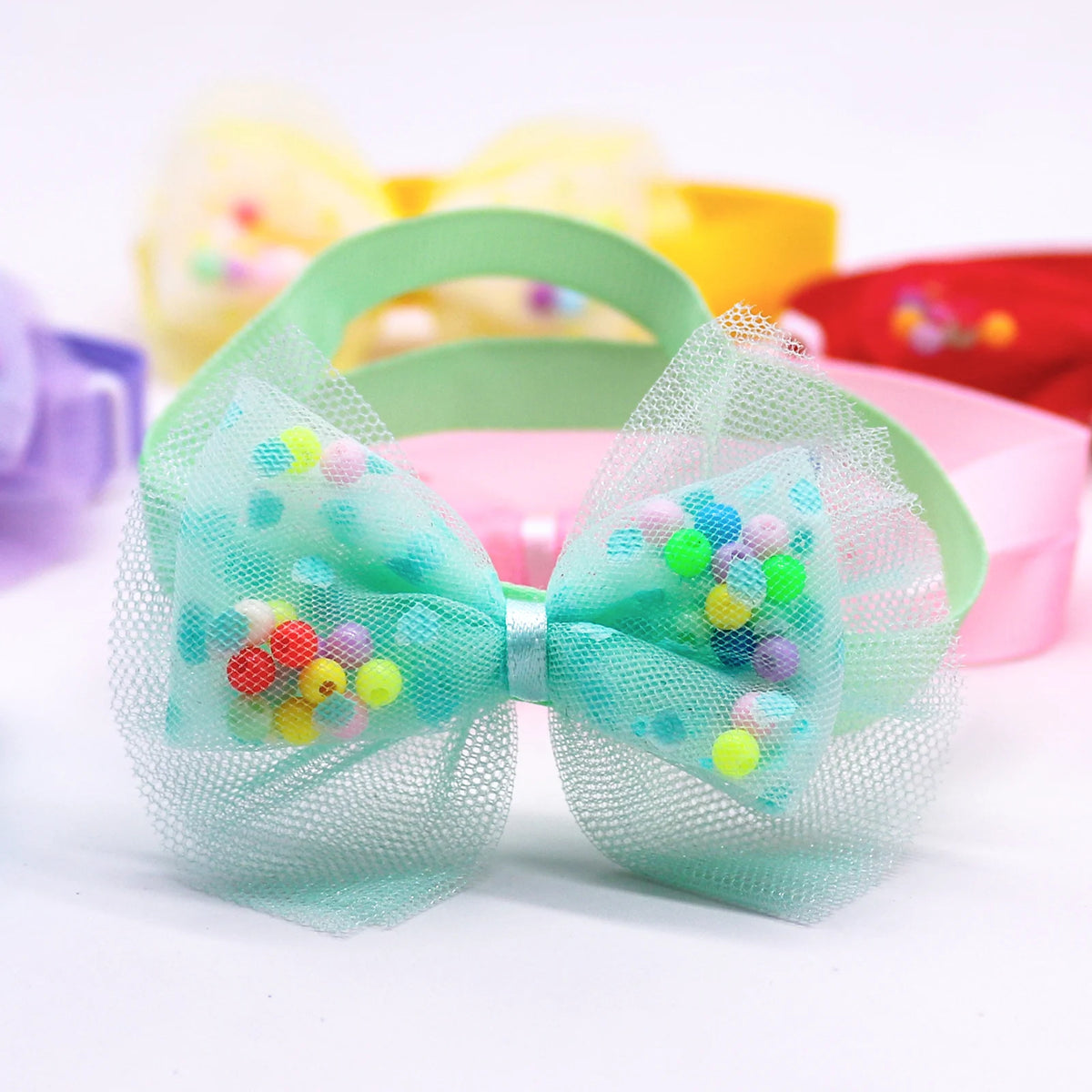 LaceCharm Bow Collar Set