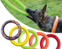 EVA floating dog ring toy for dogs that supports fetch training, physical exercise, and mental stimulation.