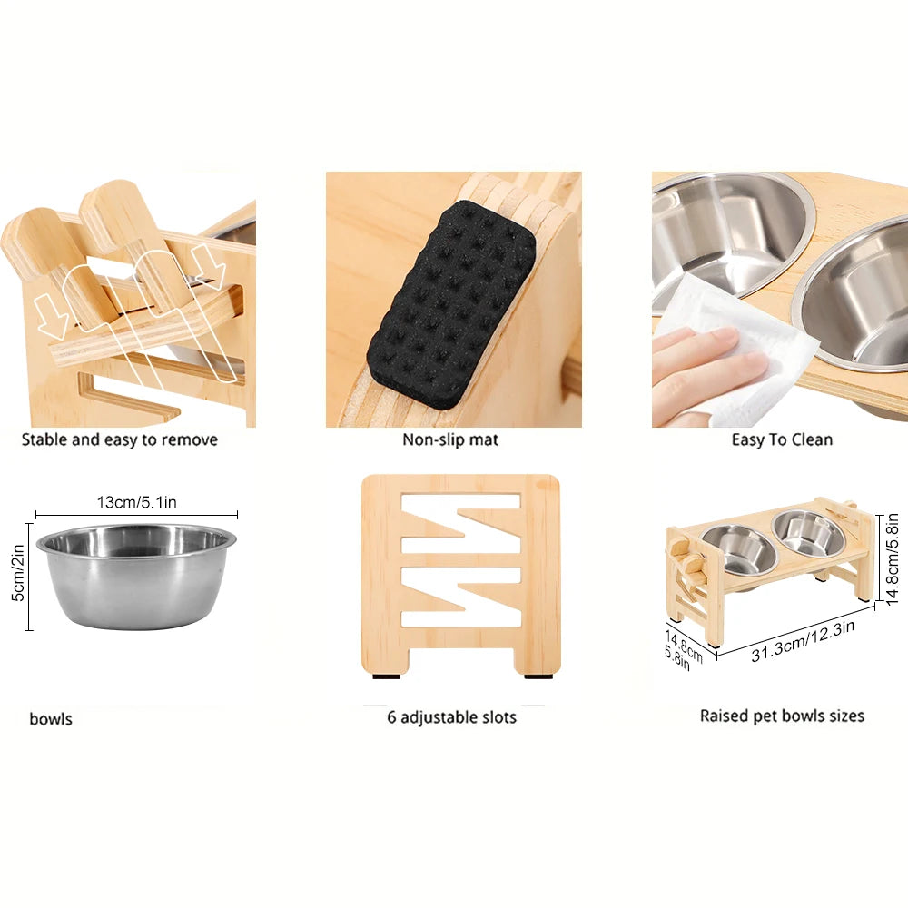 Altivio – Adjustable Elevated Pet Bowl