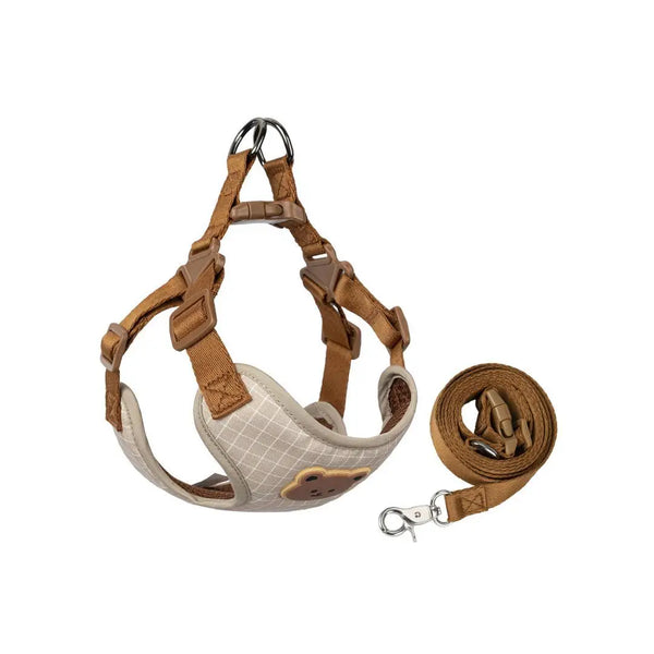 Cute Dog Harness and Leash Set